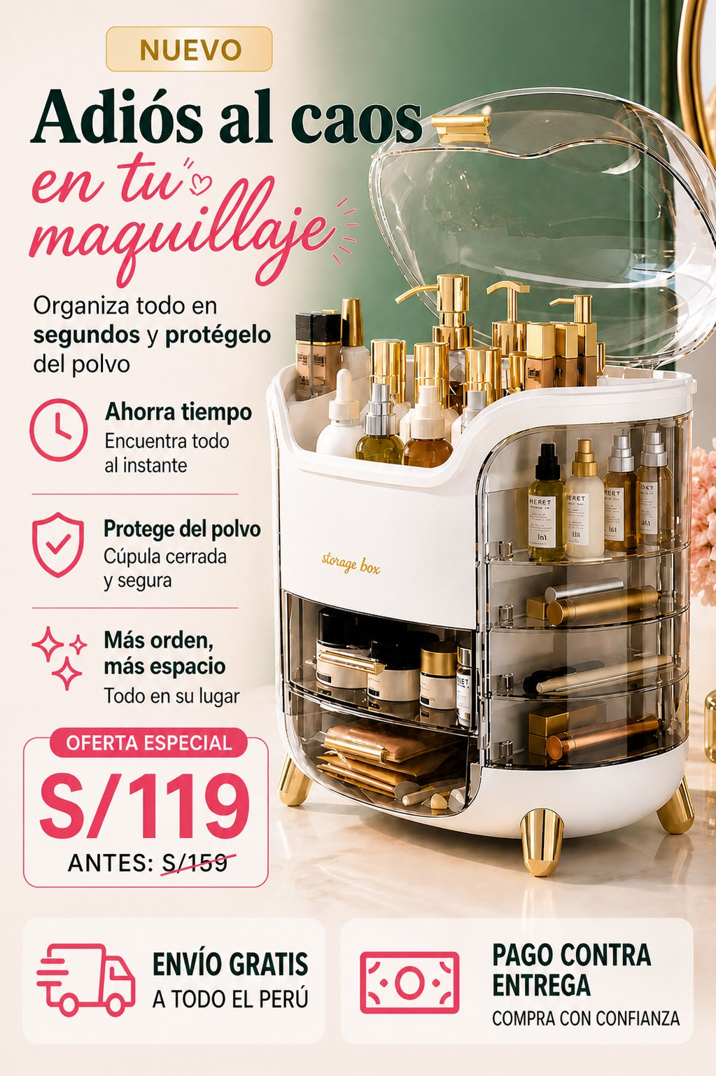 LuxeBeauty Organizer